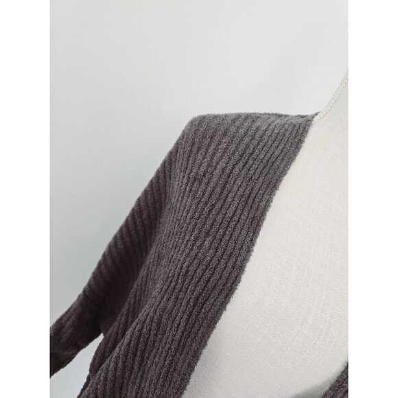 Barefoot Dreams Cozychic Lite Brown Dolman Sleeves Open Front Cardigan Sweater S - Picture 3 of 8